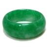 Chinese Emerald and White Jade Ring