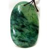 Large Chinese Green Jade Gem Stone Pendant