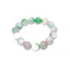 Pretty Chinese Multi-color Jade Bead Bracelet
