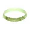 Chinese Bangle of Light Green Jade - Watery Dark Green Pattern