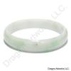 White Green Jade Bangle of Solar Energy