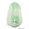 Chinese White Green Jade Bamboo Pendant of Respect