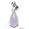 Chinese Jade Teardrop Pendant of Tenderness