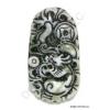 Chinese Jade Dragon Pendant of Great Accomplishments