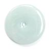 Chinese Whitish Green Jade Pi Disc Pendant