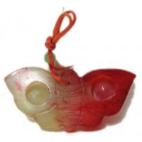 Chinese Jade Butterfly Pendant