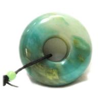 Multi-Color Chinese Jade Circle Pendant