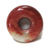 Red Jade Circle Pendant of Mercy