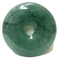 Marbled Green Jade Pi Disc Jade Pendant