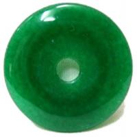 Emerald Green Jade Pi Disc Jade Pendant