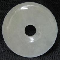 White Jade Circle Chinese Jade Pendant
