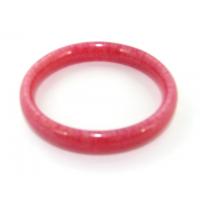 Chinese Radiant Red Jade Bangle