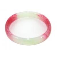 Exquisite Red and Green Jade Bangle