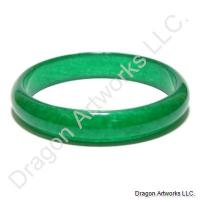 Emerald Green Jade Bangle of Patience