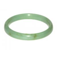 Chinese Auspicious Green Jade Bangle Bracelet