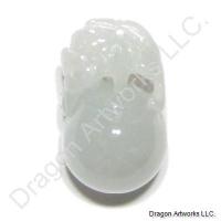 Jade Lion Ball Pendant of Fame and Wealth