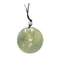 Chinese Auspicious Jade Dragon Phoenix Pendant