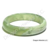 Chinese Green Jade Bangle of Healthy State