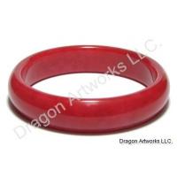 Red Jade Bangle of Solid Connection