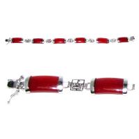 Passionate Chinese Red Jade Bracelet