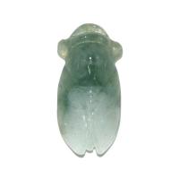 Chinese Green Jade Cicada Pendant of Wealth