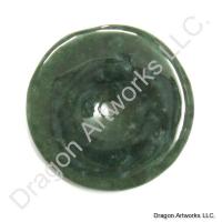 Jade Pi Disc Pendant of Fruitful Life