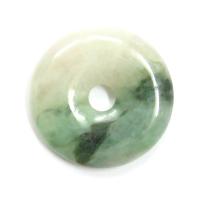 Majestic Multi-Colored Jade Pi Disc Pendant