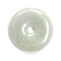 Chinese Symbol of Youth Jade Pi Disc Pendant