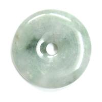 Lovely Chinese Green Jade Pi Disc Pendant