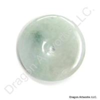 Jade Pi Disc Pendant of Blessings from Heaven