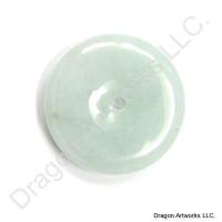 Lucky Charm Jade Pi Disc Pendant