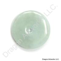 Light Green Jade Pi Disc Pendant of Union