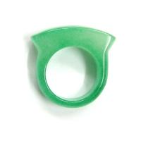 Graceful Chinese Jade Ring - Green Jade