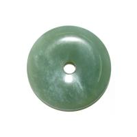 Lucky Jade Chinese Pi Disc Pendant